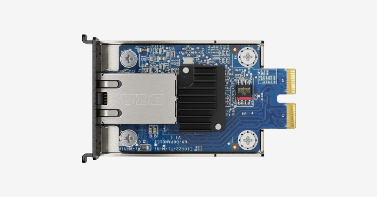 Synology Dual Port 10GBASE-T Add-in Card; 10 Gbps; Full Duplex; PCIe 3.0 x8 compatible