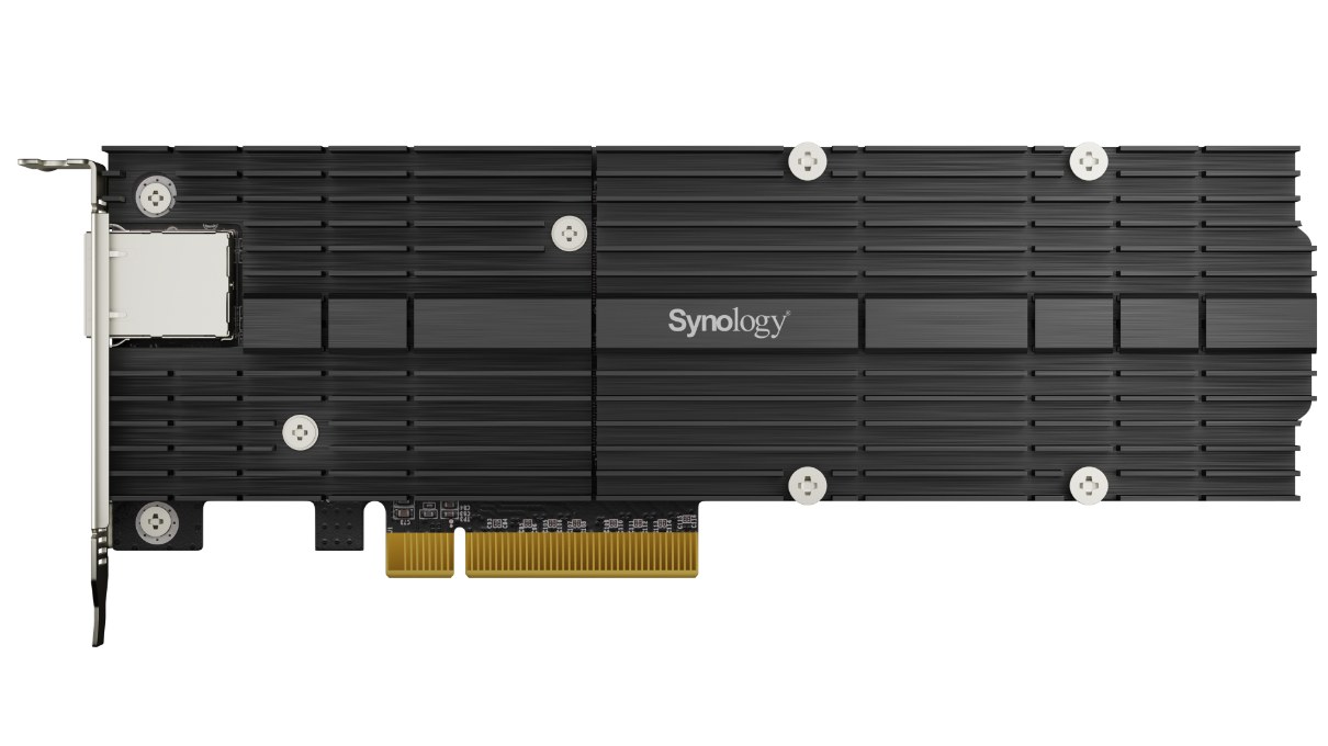 Synology Single Port 10GBASE-T & M.2 SSD Combo Add-in Card; 10 Gbps; Full Duplex; PCIe 3.0 x8 compatible