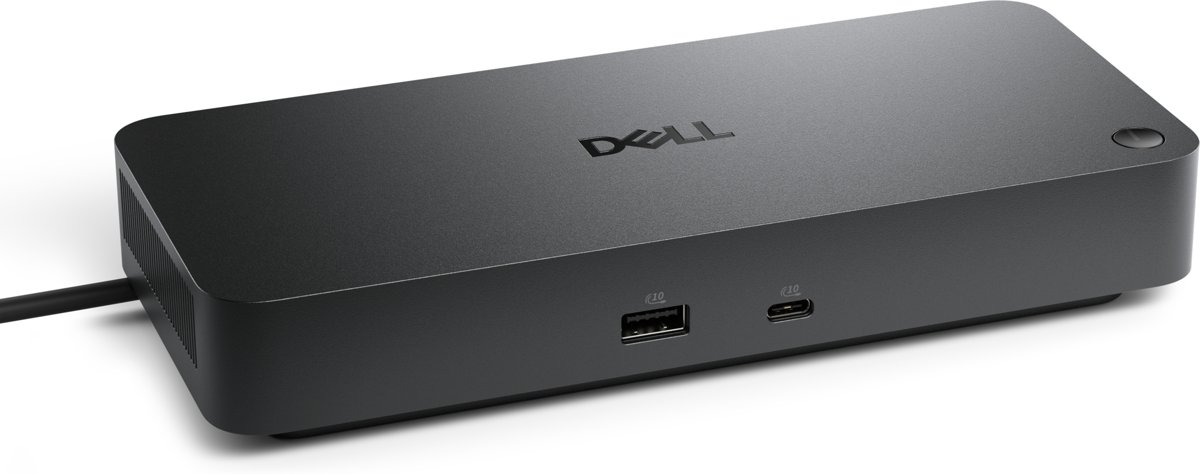 Dell Pro Thunderbolt 5 Dock - WD25TB5 - Power Delivery 300W | x2 DP 2.1 | x1 HDMI 2.1 | x1 USB-C 3.2 Gen 2 Multi-function DisplayPort 2.1 | x2 Thunderbolt 5 | x1 2.5 Gigabit Ethernet (RJ45) | x4 USB-A 3.2 Gen 2 with PowerShare