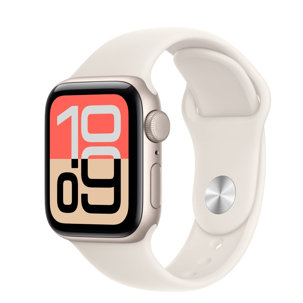 Apple Watch Se 3 GPS + Cellular 40mm Starlight Aluminium Case With Starlight Sport Band - S/M