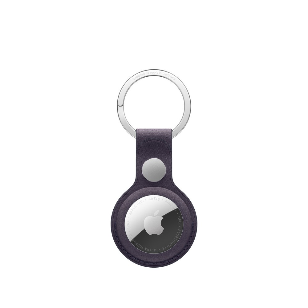 Apple AirTag Finewoven Key Ring - Midnight Purple