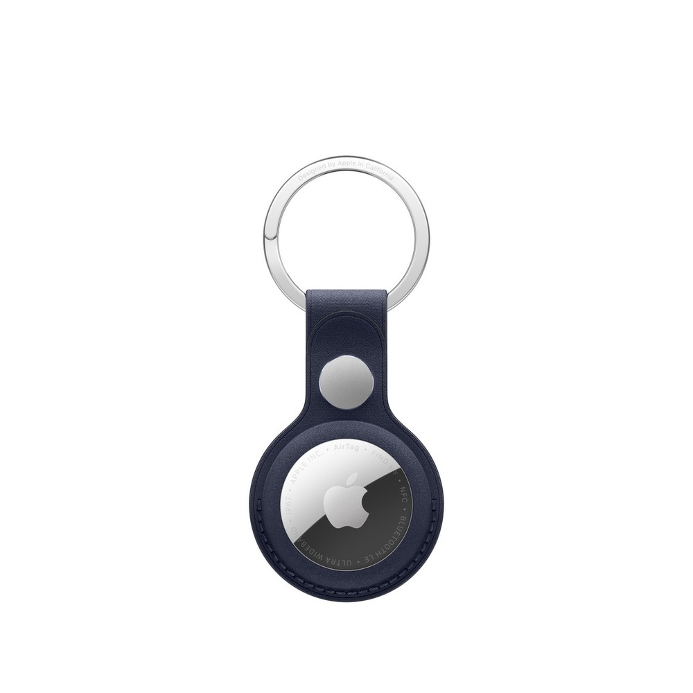 Apple AirTag Finewoven Key Ring - Navy