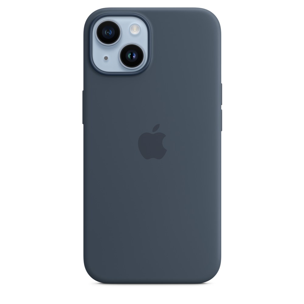 Apple iPhone 14 Silicone Case With Magsafe - Storm Blue