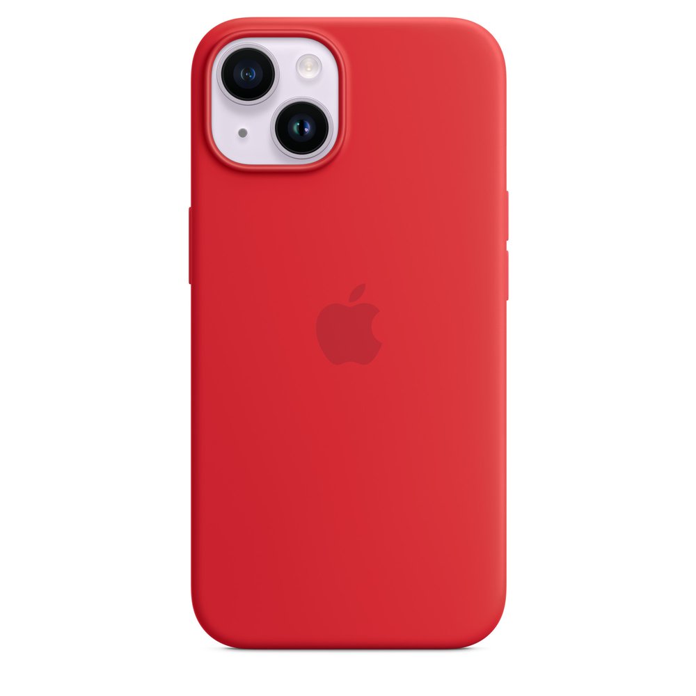 Apple iPhone 14 Silicone Case With Magsafe - (Product)Red