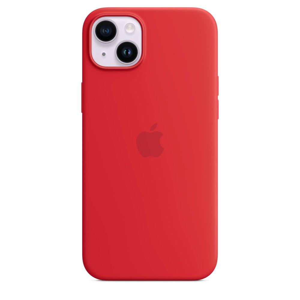 Apple iPhone 14 Plus Silicone Case With Magsafe - (Product)Red