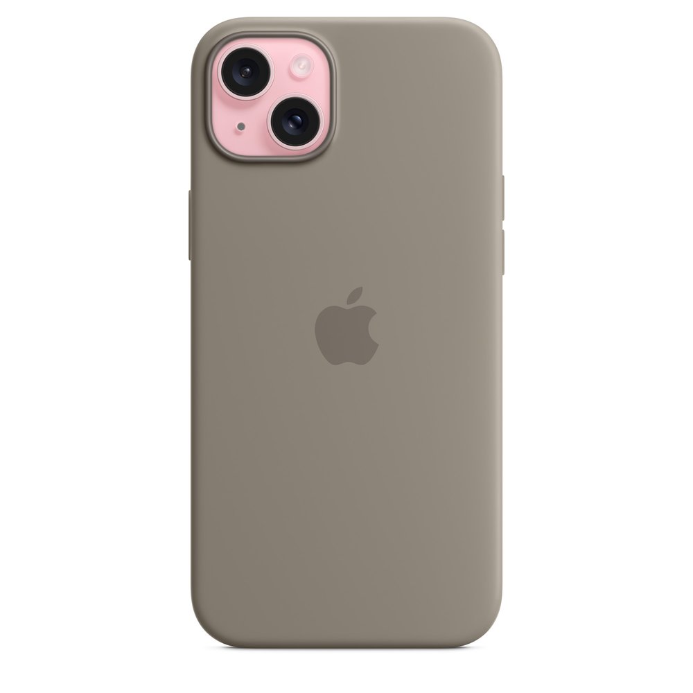 Apple iPhone 15 Plus Silicone Case With Magsafe - Clay