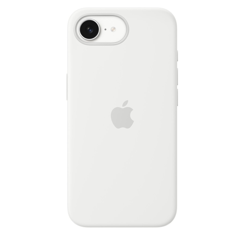 Apple iPhone 16e Silicone Case - White