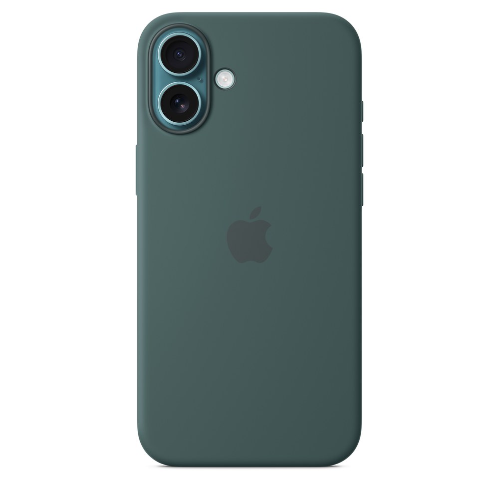 Apple iPhone 16 Plus Silicone Case With Magsafe - Lake Green