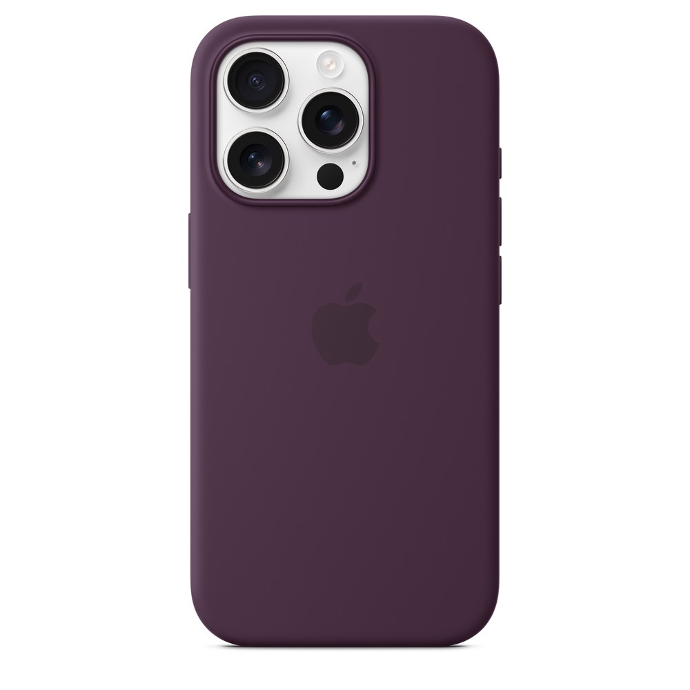 Apple iPhone 16 Pro Silicone Case With Magsafe - Plum