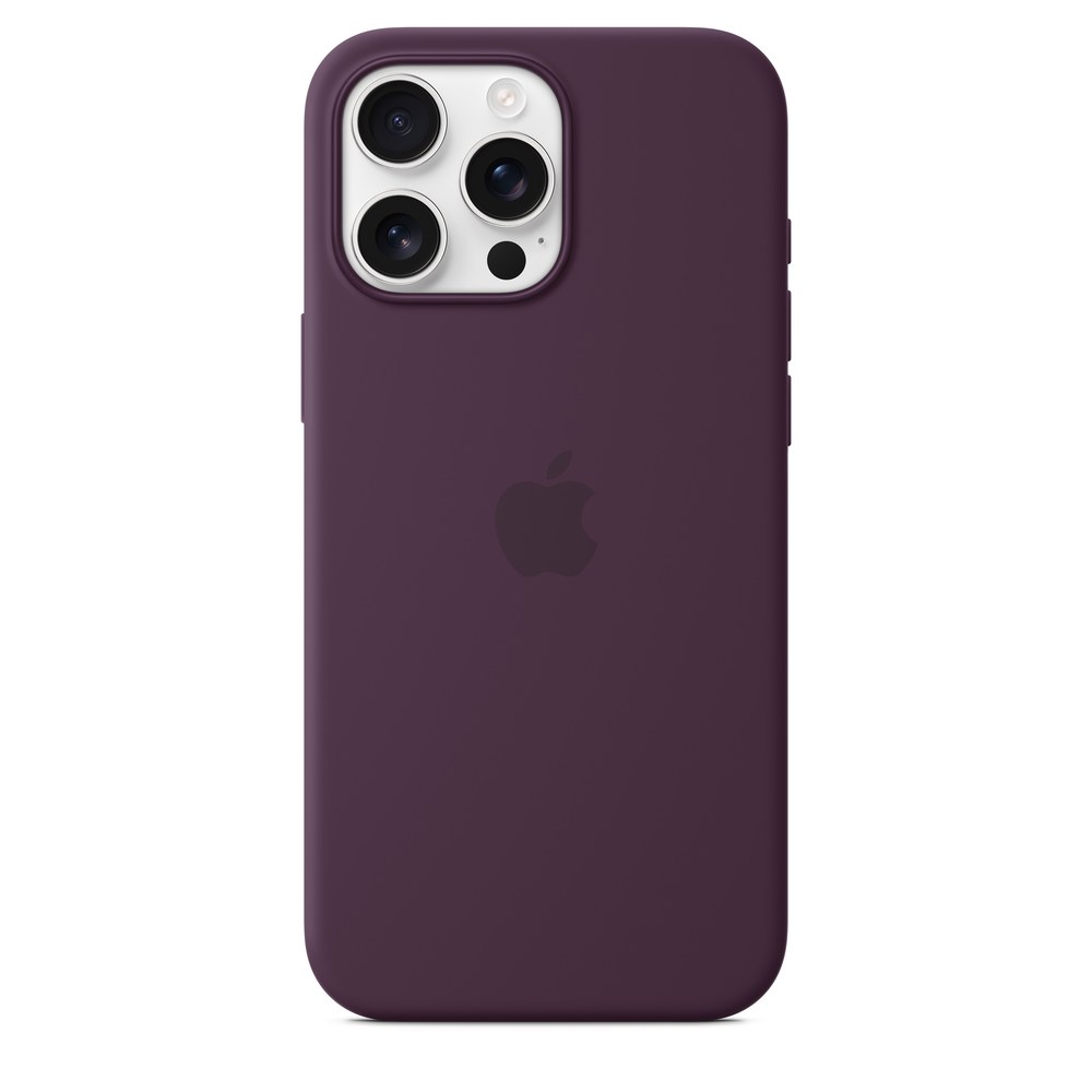 Apple iPhone 16 Pro Max Silicone Case With Magsafe - Plum