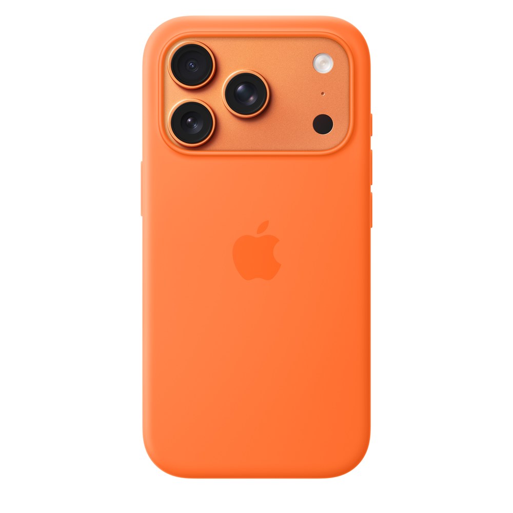 Apple iPhone 17 Pro Silicone Case With Magsafe - Orange
