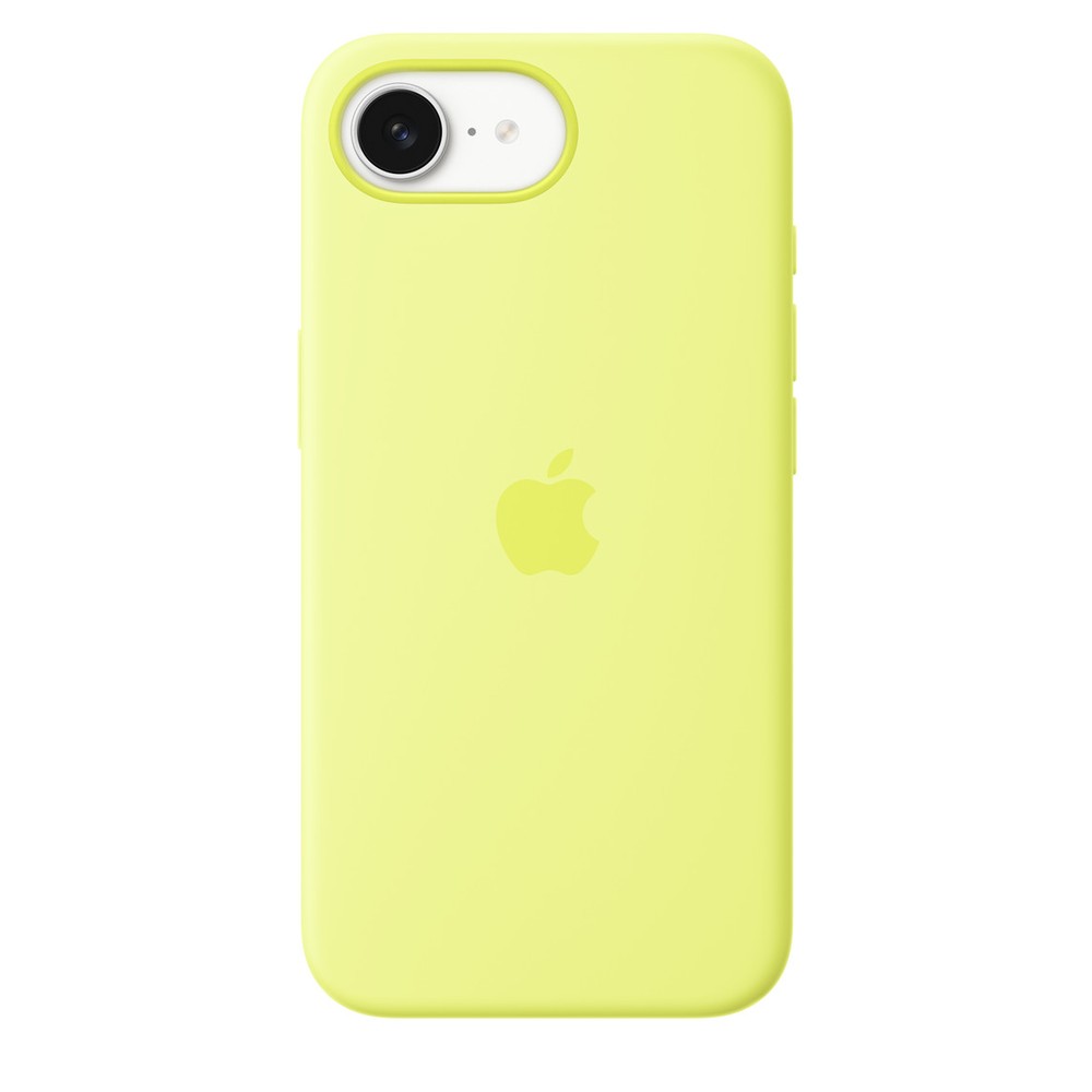Apple iPhone 16e Silicone Case - Neon Yellow