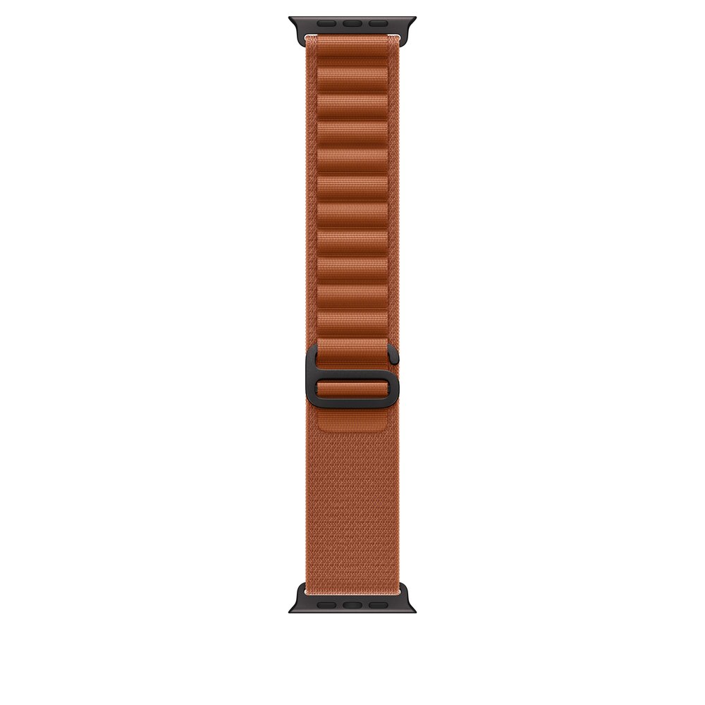 Apple 49mm Terra Cotta Alpine Loop - Large - Black Titanium Finish