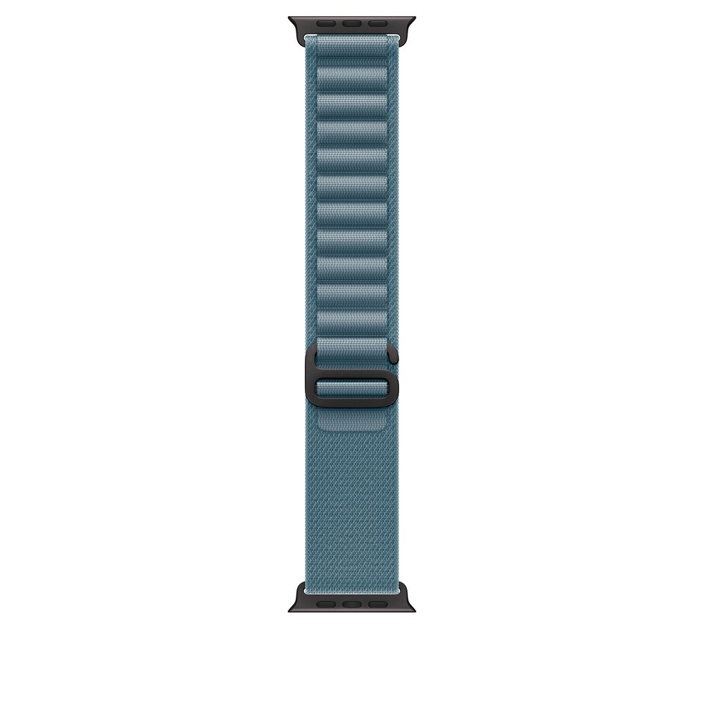 Apple 49mm Light Blue Alpine Loop - Large - Black Titanium Finish