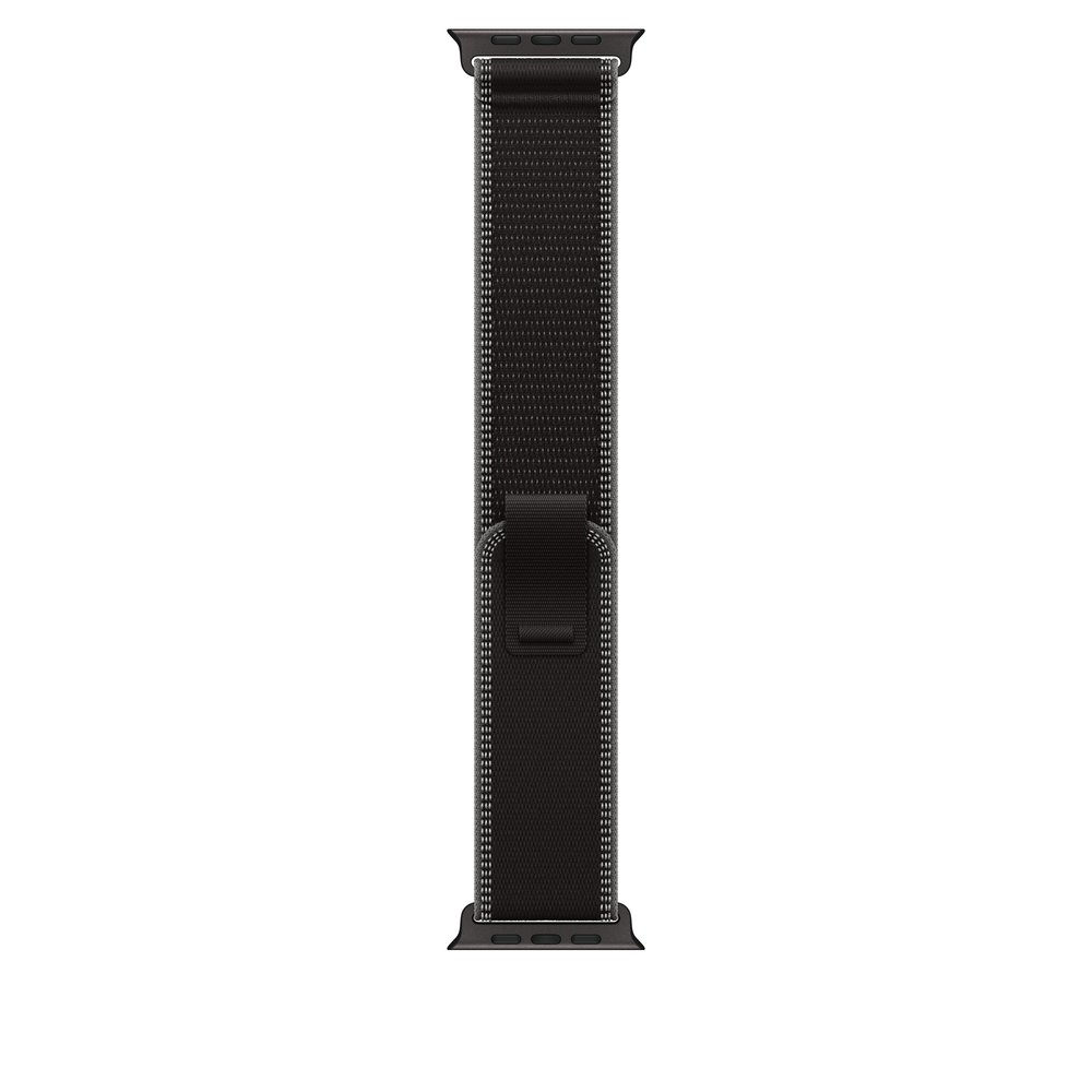 Apple 49mm Black/Charcoal Trail Loop - M/L - Black Titanium Finish