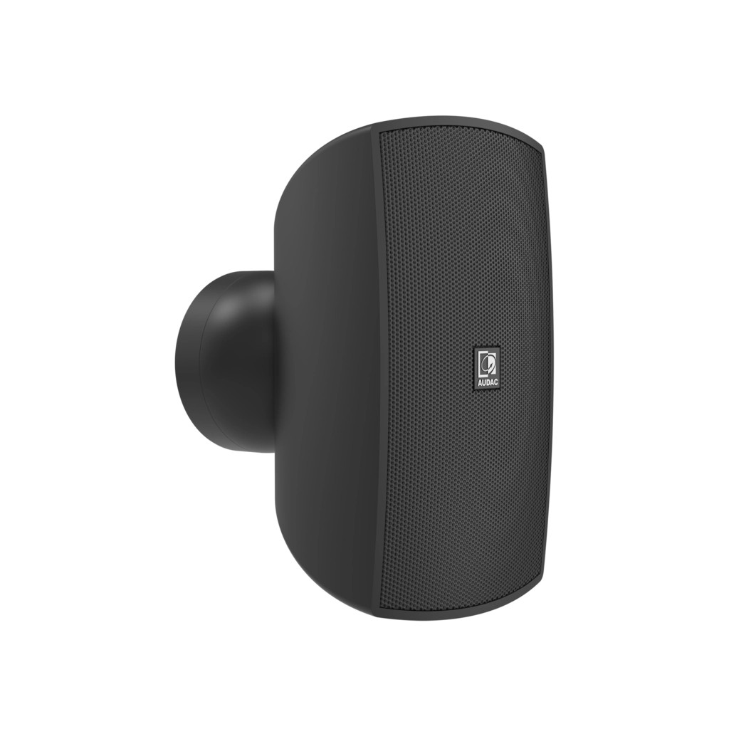 Audac In & outdoor surface mount loudspeaker with CleverMount+™ Black version - 8Ω and 100V- (MOQ x2)