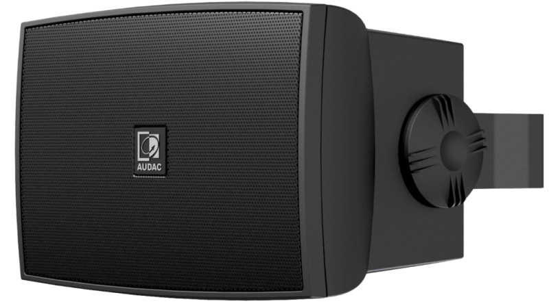 Audac Outdoor universal wall speaker 5 1/4" Outdoor black version - (MOQ x2)