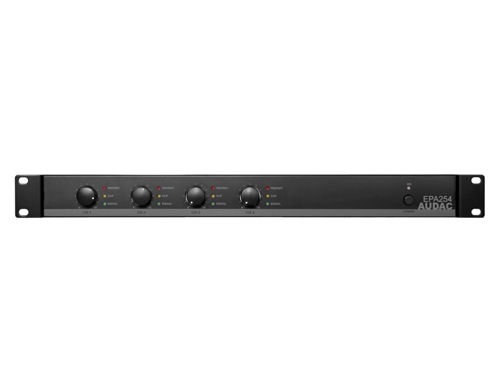 Audac Quad-channel Class-D amplifier 4 x 250W - crossover