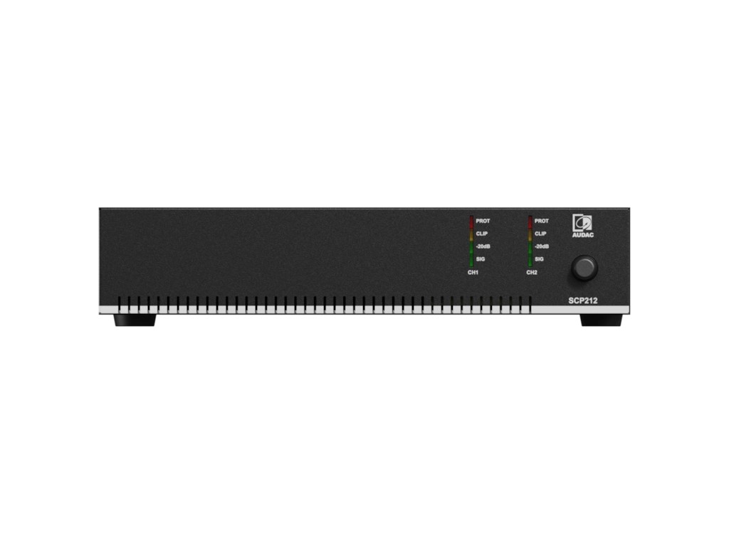 Audac Compact dual-channel power amplifier - 2 x 120W @ 4 Ohm - 240W @ 70/100V