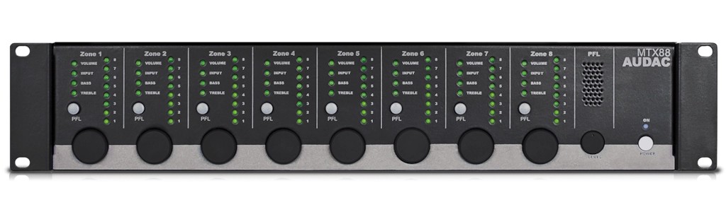 Audac 8-zone audio matrix