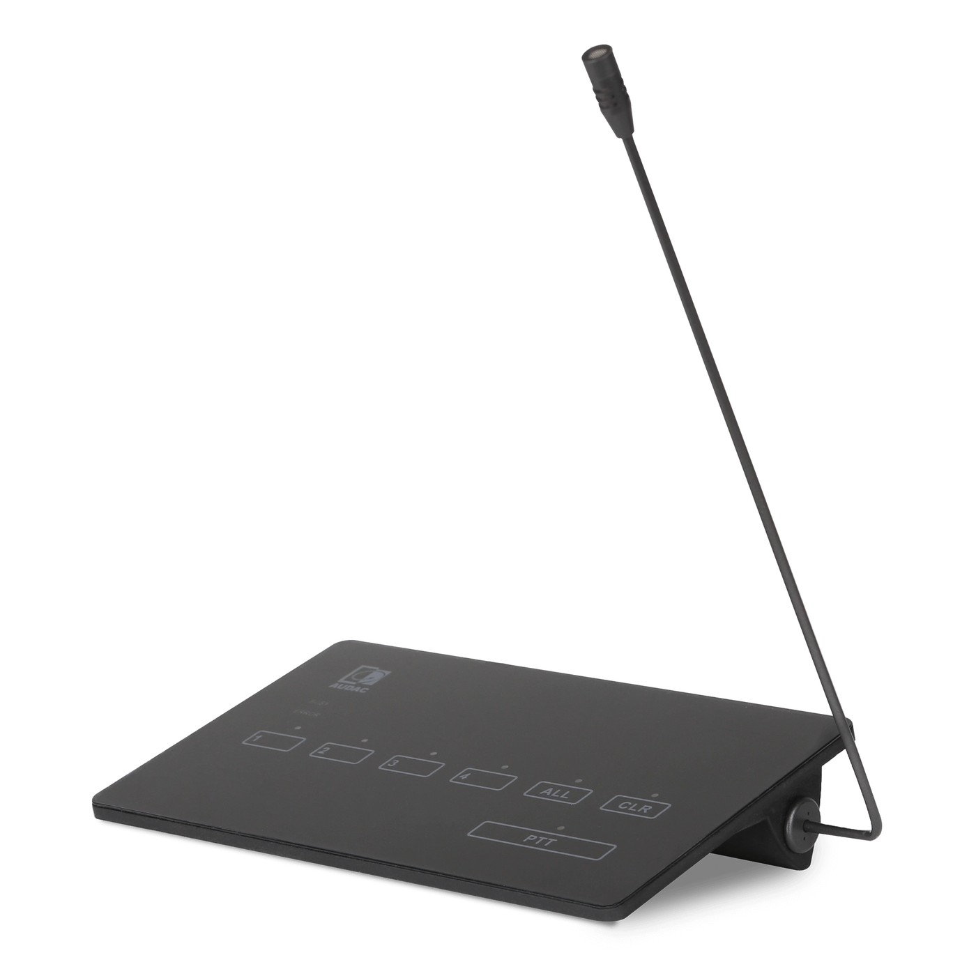 Audac SurfaceTouch™ paging microphone 4 zones