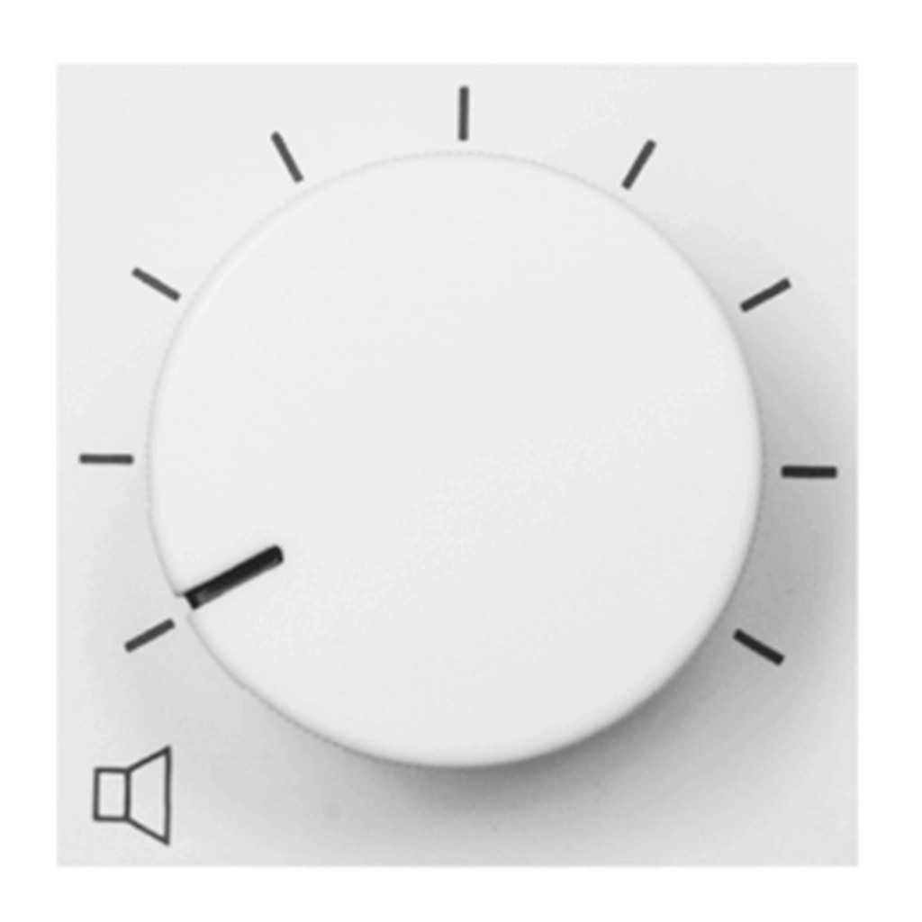 Audac 100V volume controller 36W 45 x 45 mm White version