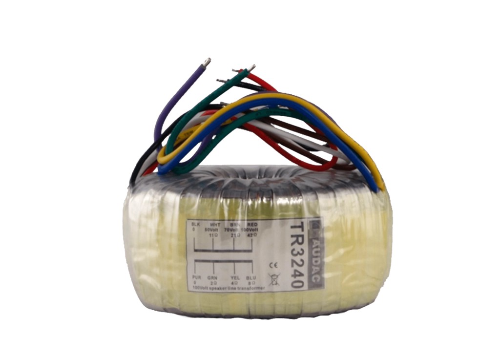 Audac Toroidal audio line transformer 240W 100V