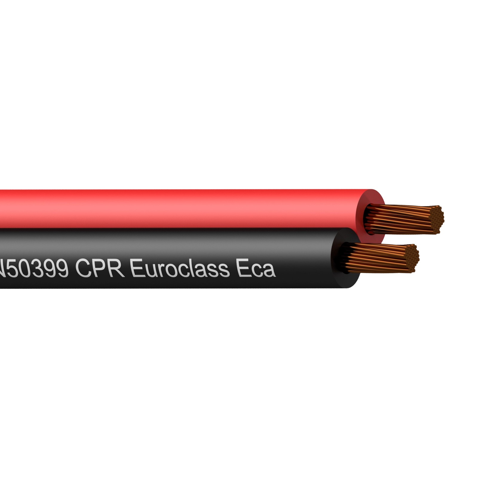 Procab Loudspeaker cable - 2 x 1.5 mm² - 16 AWG - CCA - EN60332-1-2 CPR Euroclass Eca 100 meter
