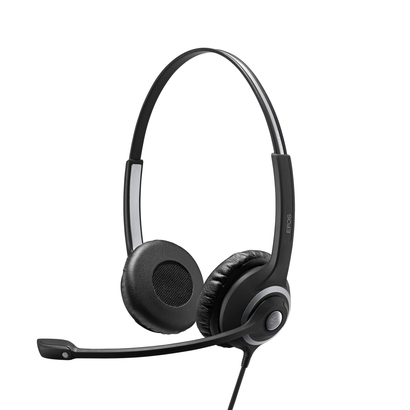 EPOS IMPACT SC 260 Binaural Headset, Black, 1m Cable, Easy Disconnect, Clip-on Headband