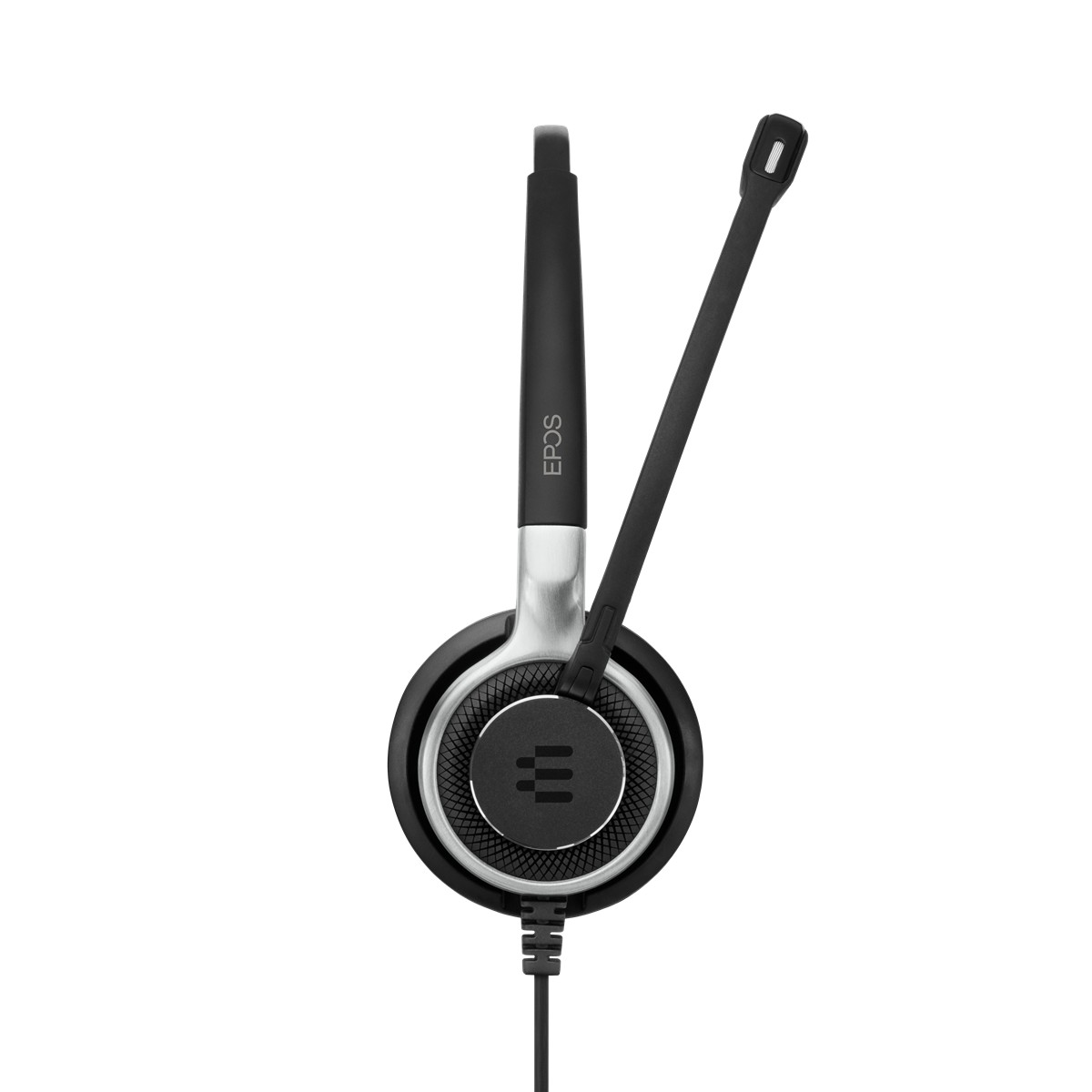 EPOS IMPACT SC 630 Monaural Office Headset, Black-Silver, 1m Cable, Easy Disconnect