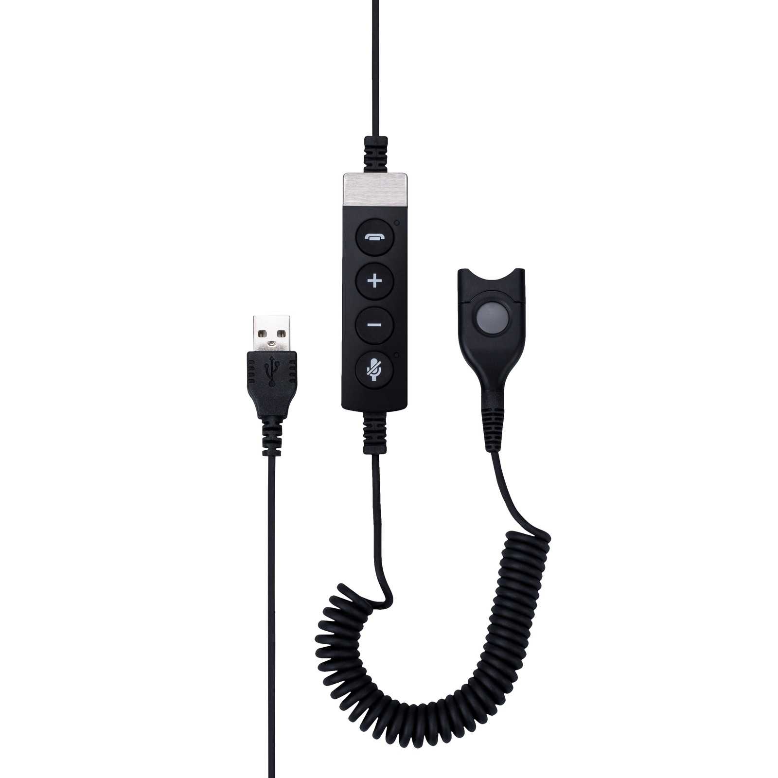 EPOS USB-ED CC 01 MS Cable Adapter, USB to Easy Disconnect, With Call Control