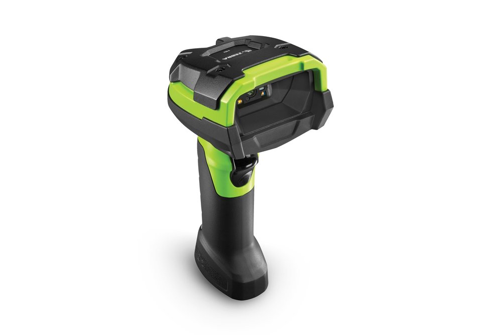 Zebra Scanner DS3608-SR RUGGED GREEN VIBRATION MOTOR USB KIT: DS3608-SR00003VZWW; CBA-U46-S07ZAR HIGH CURRENT SHIELDED USB CABLE