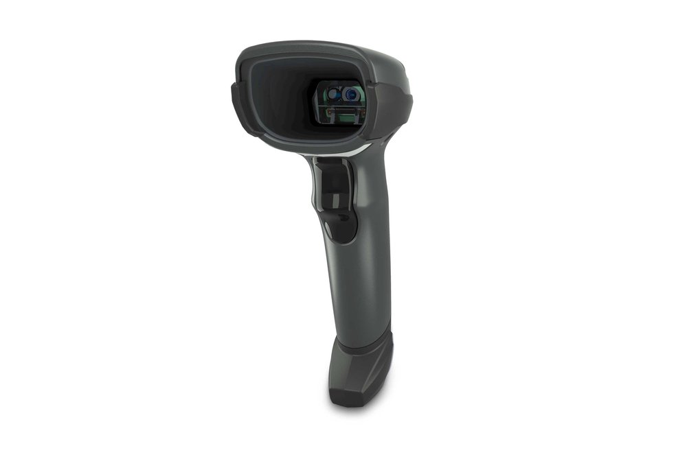Zebra Scanner DS4608-SR Black with Stand USB KIT: DS4608-SR00007ZZWW; CBA-U21-S07ZBR Shielded USB Cable; 20-71043-04R Stand