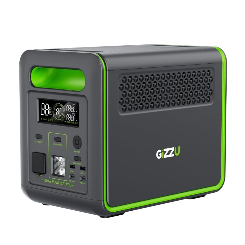 Gizzu HERO MAX 1024WH/1000W UPS Power Station With App