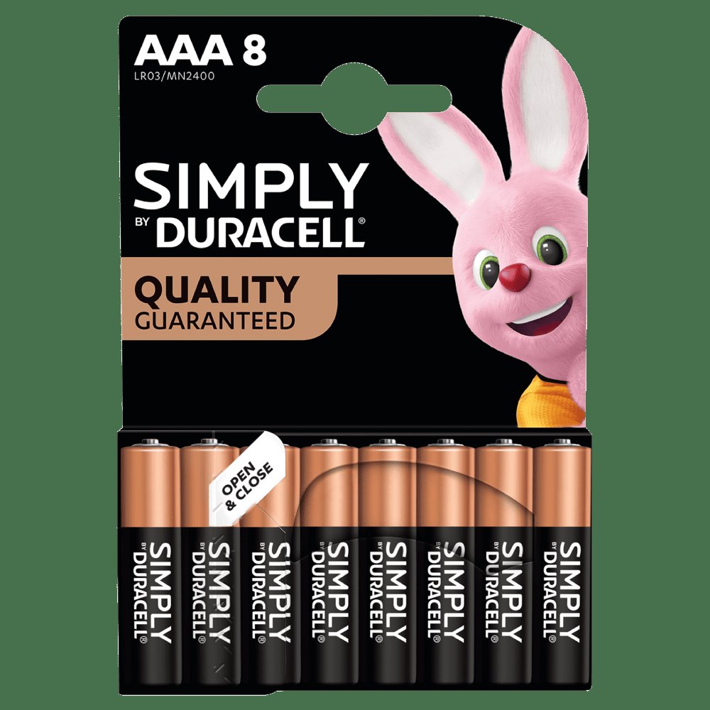 Duracell Simply HBDC AAA 10x2s (12 Packs) LR03:MN2400
