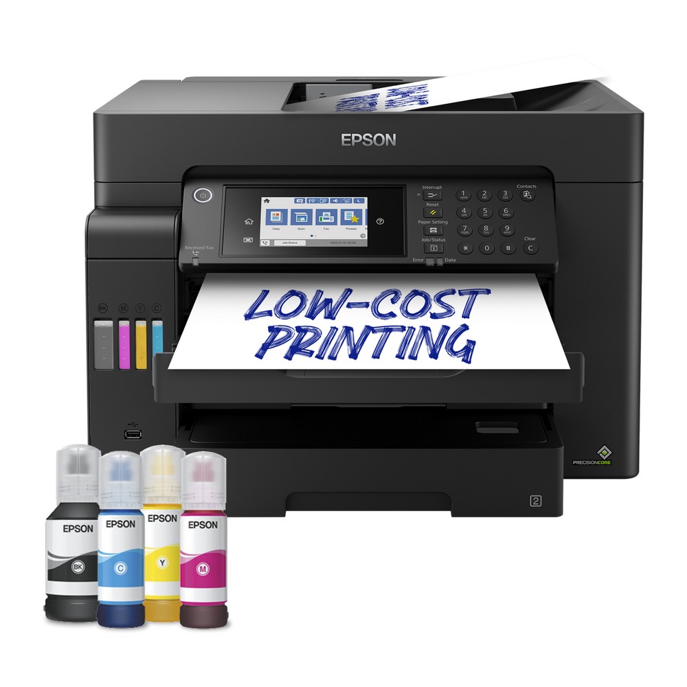 Epson 32ppm Mono A3+ Print Scan Copy Fax USB/USBHost Wi-Fi/Wi-FiDirect   Ethernet AutoDuplexPrint&Scan ADF incl 1 ink