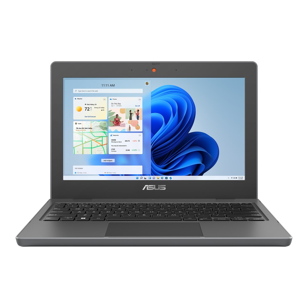 Asus Commercial ASUS BR1100CKA / 11.6-inch HD (1366 x 768) 16:9 / Intel® Celeron® N4500   Processor 1.1 GHz (4M Cache  up to 2.8   GHz  2 cores) / DDR4 4GB (4GB DDR4 on   board) / 128G eMMC / Intel® UHD Graphics / Windows 11 Home / Dark Grey / 1Y   Pick up/ return