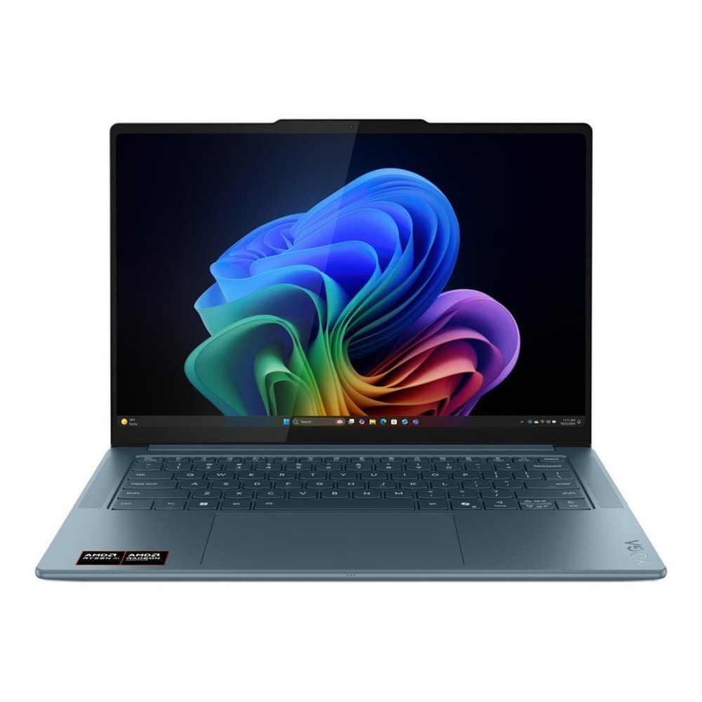 Lenovo Consumer Lenovo Yoga Pro7 / 14ASP10 / 14.5" 3K 2944x1840 / OLED / Teal / AMD   Ryzen\_AI\_9\_365 / 32GB Soldered LPDDR5X-8000 / 1TB SSD M.2 2242 PCIe 4.0x4   NVMe / Backlit K/B / Win11 Home / 2YR On-Site