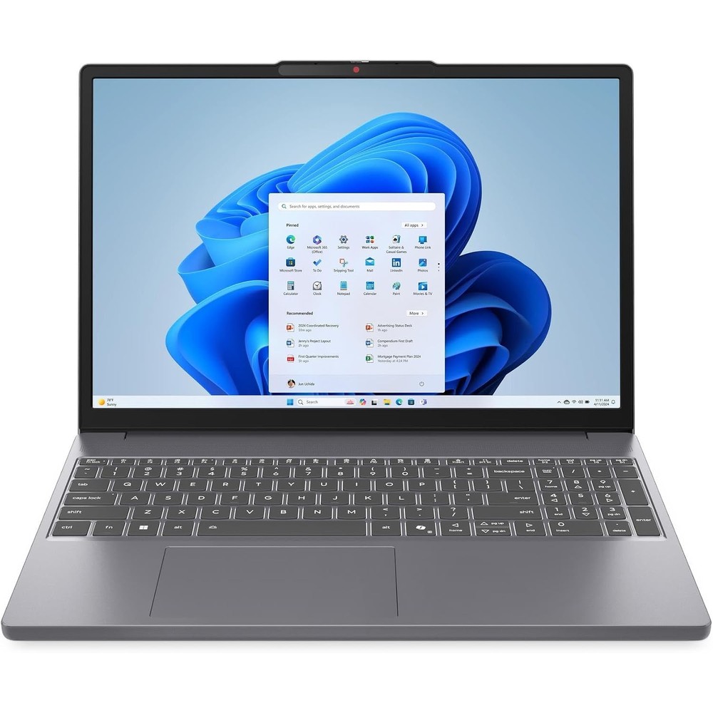 Lenovo Consumer Lenovo IdeaPad Slim3 15IRH10 / 15.3" / WUXGA 1920x1200 / Grey /   Intel i7-13620H / 16GB (8GB Soldered + 8GB SoDimm) / 512GB SSD M.2 2242 /   Win11 Home / 1YRCI