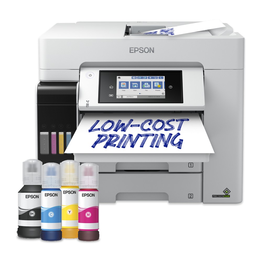 Epson 32ppm Mono 32ppm Colour A4 Print Scan Copy Fax USB   Wi-Fi/Wi-FiDirect Ethernet PCL AutoDuplexPrint&Scan ADF incl 1 set of ink