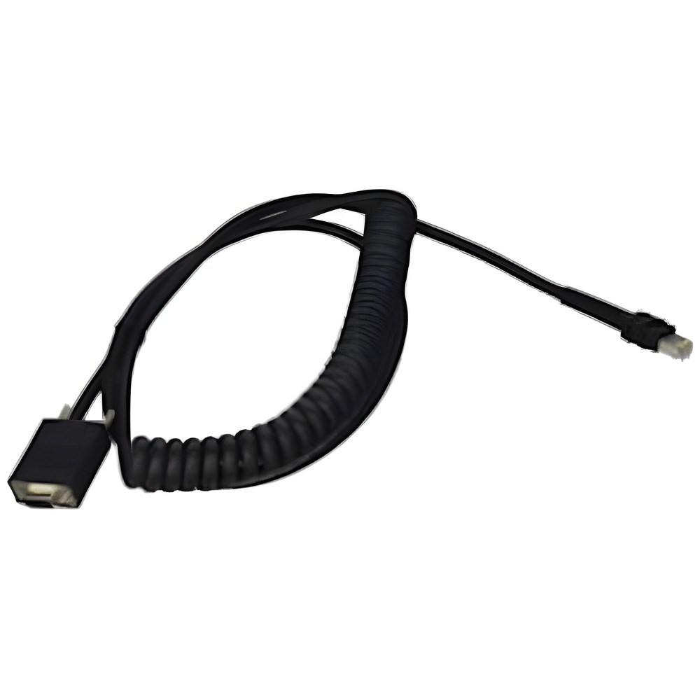 Zebra Cable - RS232: DB9 Female Connector; 9ft. (2.8m) Coiled; TxD on 2; 12V Requires 12V Power Supply; Low Temp -30°C