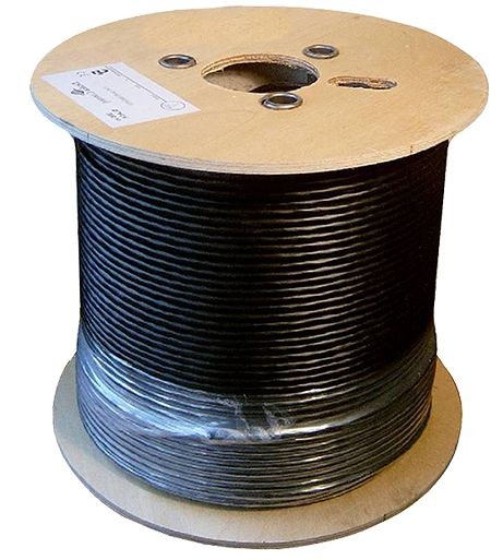RCT Cabinet Rct - 500M Roll CAT6 Solid Network Cable - Black
