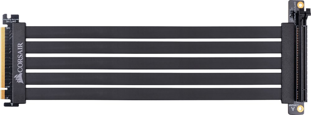 Corsair cc-8900419 - 300mm PCi-E 3.0 16x extension riser cable with EMI shielding - to extend VGA card for vertical mounting or other ideal place