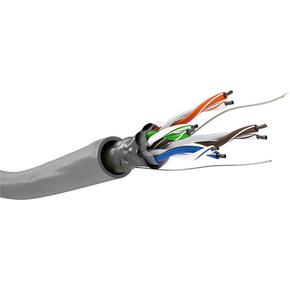 Goobay CAT 5e Network CCA Solid U/UTP 305m Cable - Grey