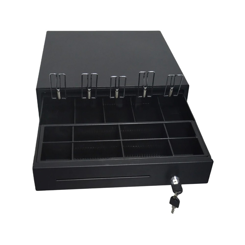 POS Accessories POS CASH DRAWER 5 NOTE 8 COIN 3 POSITION LOCK RJ11 . 405(W)* 400(D)*100(H)mm CR-2026-M