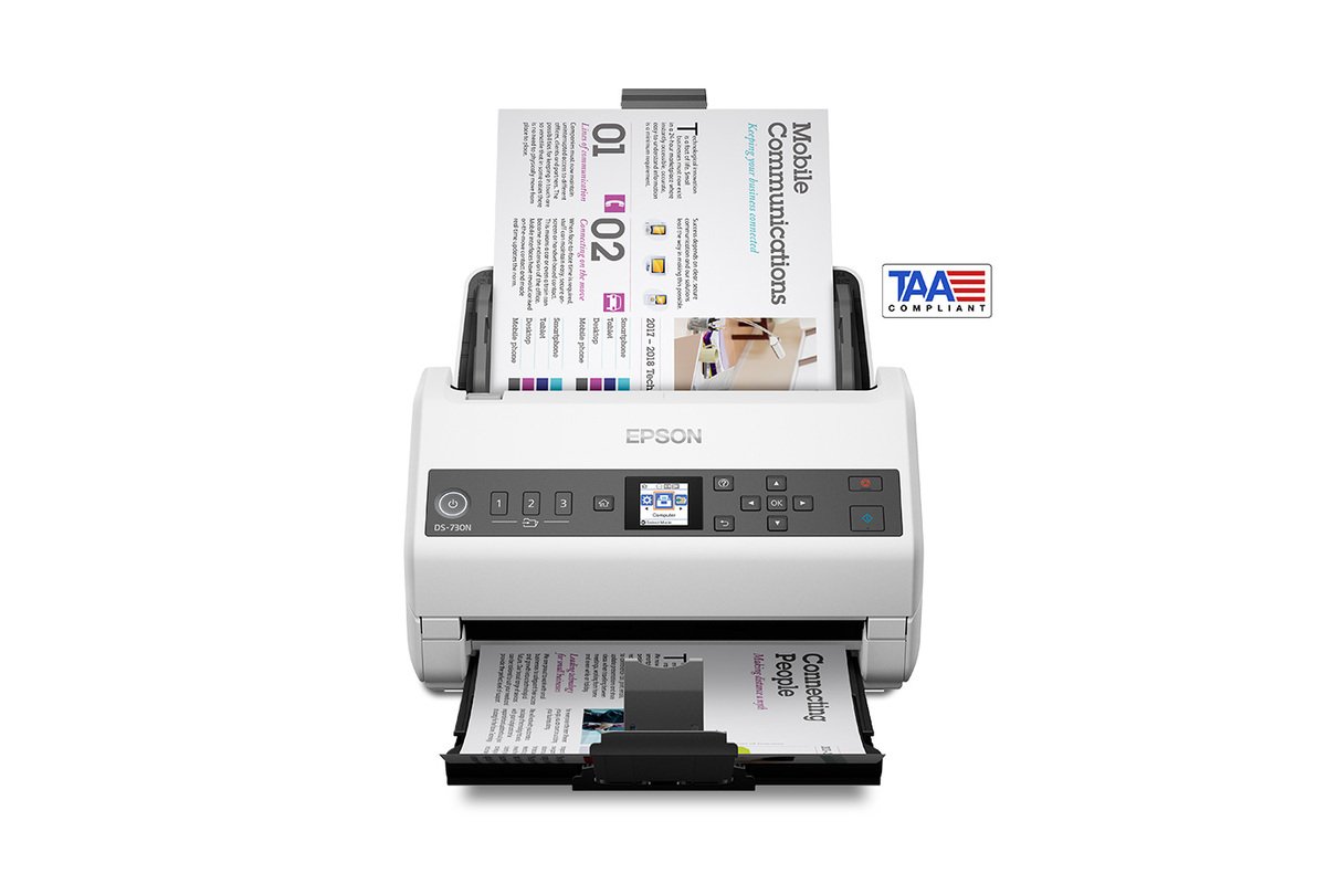 Epson Scanners Epson 40ppm A4 SheetFeed USB3 LAN 4500 Pages Daily Single Pass Dual   Scanning (A3 with Stitching Function)