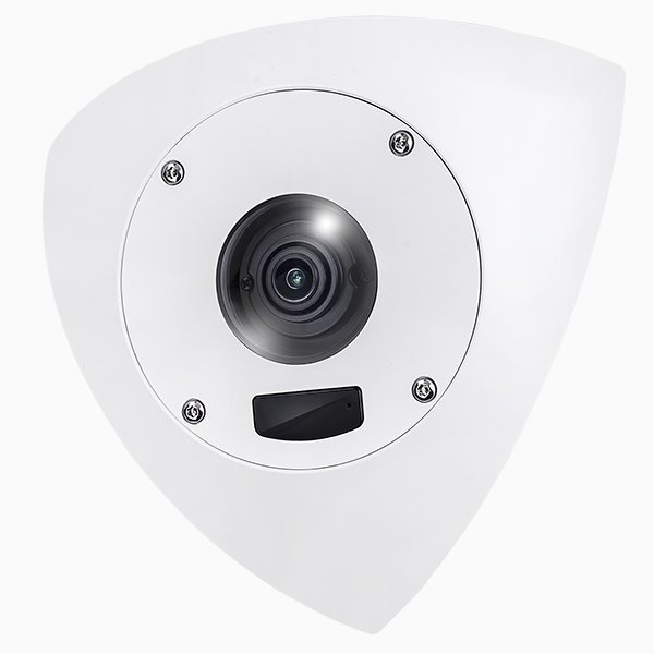 Vivotek Indoor/Outdoor Corner 5MP Dome AI Camera; 10M IR; Mic; Anti-Ligature Design