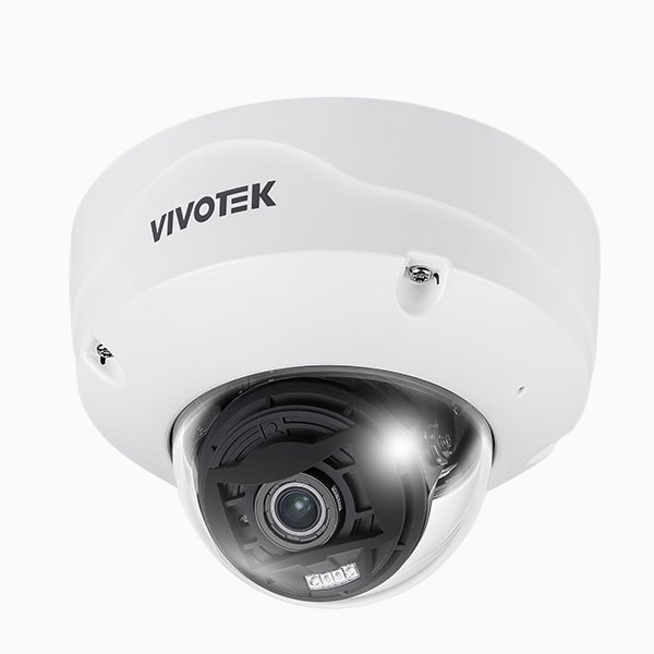 VIVOTEK Outdoor Dome; 5MP@30 fps;7-22mm; H.265; 50M IR; Smart Motion; Deep Search
