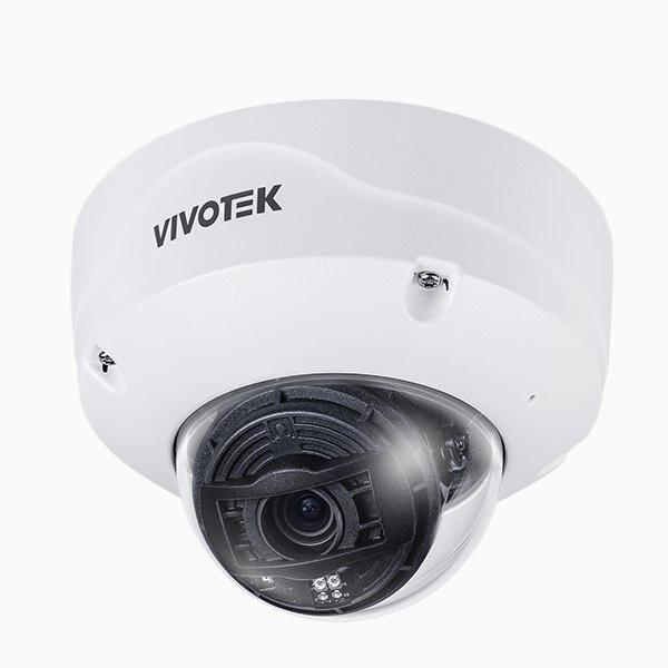 VIVOTEK Outdoor Dome 8MP 4K; IP67 IK10; Remote Focus 4.4-10.2mm; WDR PRO; 50M IR; Deep Search