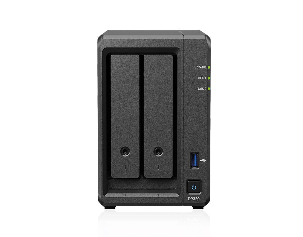 Synology DP320 ActiveProtect Appliance - Desktop AMD R1600 CPU 2 x 8 TB HDD (RAID 1); 8GB RAM 3 yr warranty